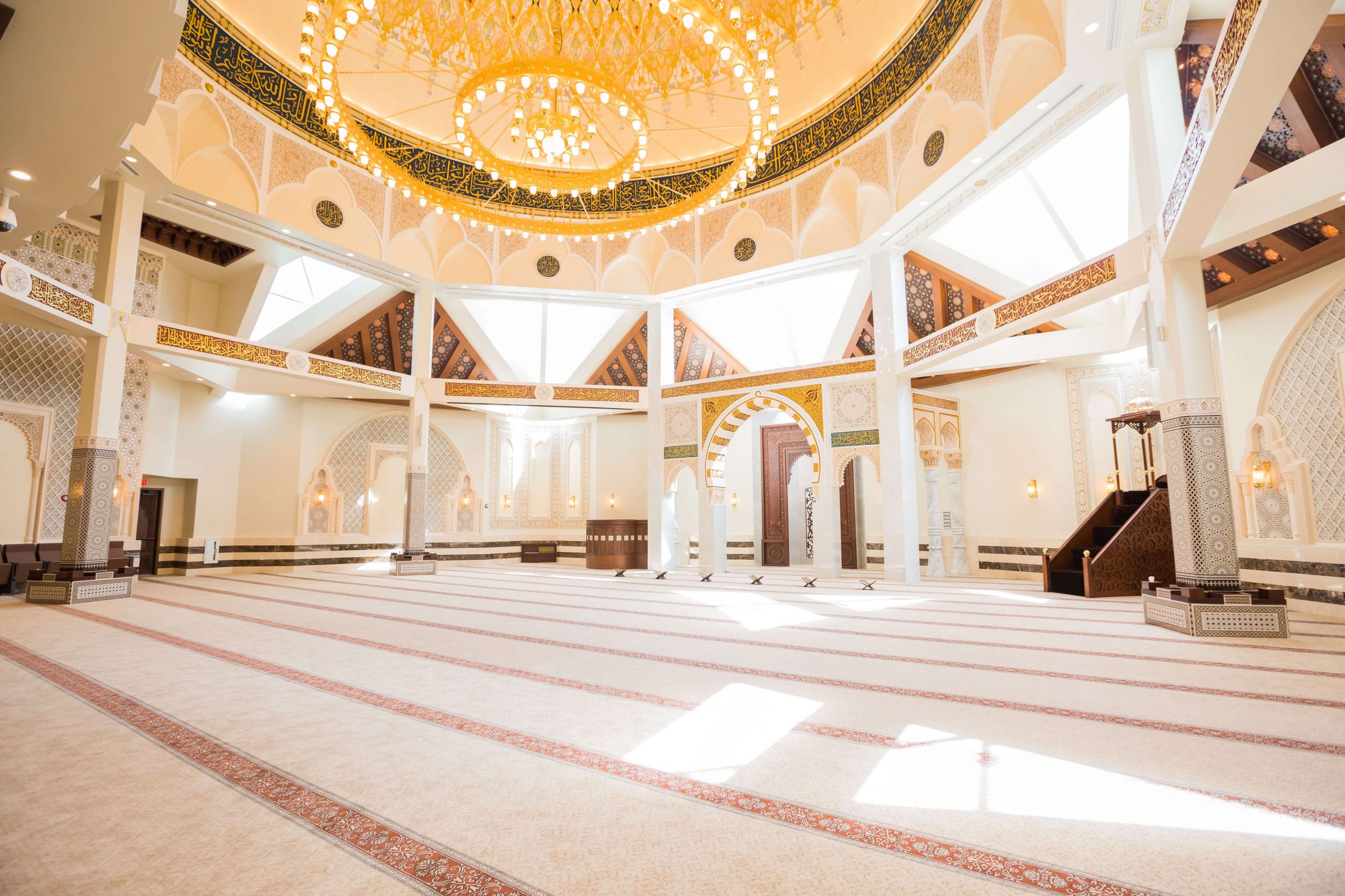 internal photograph of our breathtaking mosque, which is available for wedding venue hire